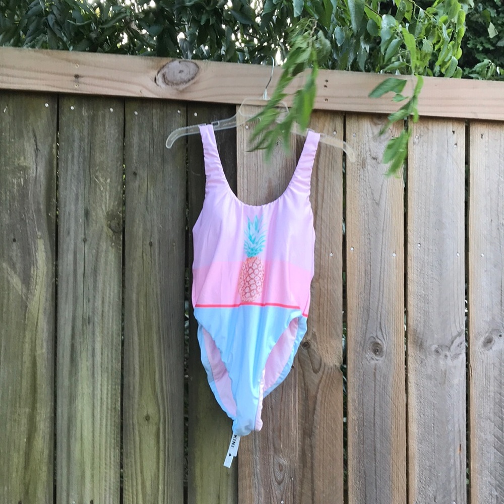 Tropical Pineapple One Piece Swimsuit